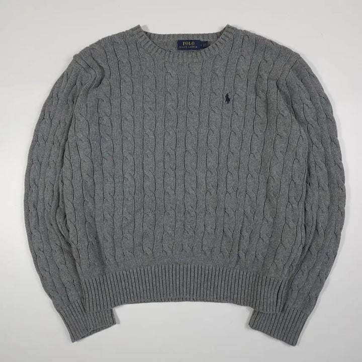 [BUNJANG] Polo Ralph Lauren Cable Knit Sweater / 폴로 랄프로렌 케이블 니트 [L]