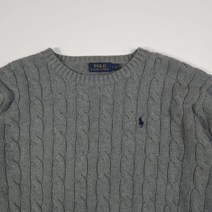 [BUNJANG] Polo Ralph Lauren Cable Knit Sweater / 폴로 랄프로렌 케이블 니트 [L]