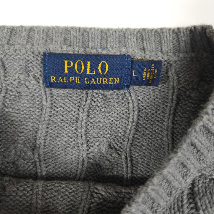 [BUNJANG] Polo Ralph Lauren Cable Knit Sweater / 폴로 랄프로렌 케이블 니트 [L]