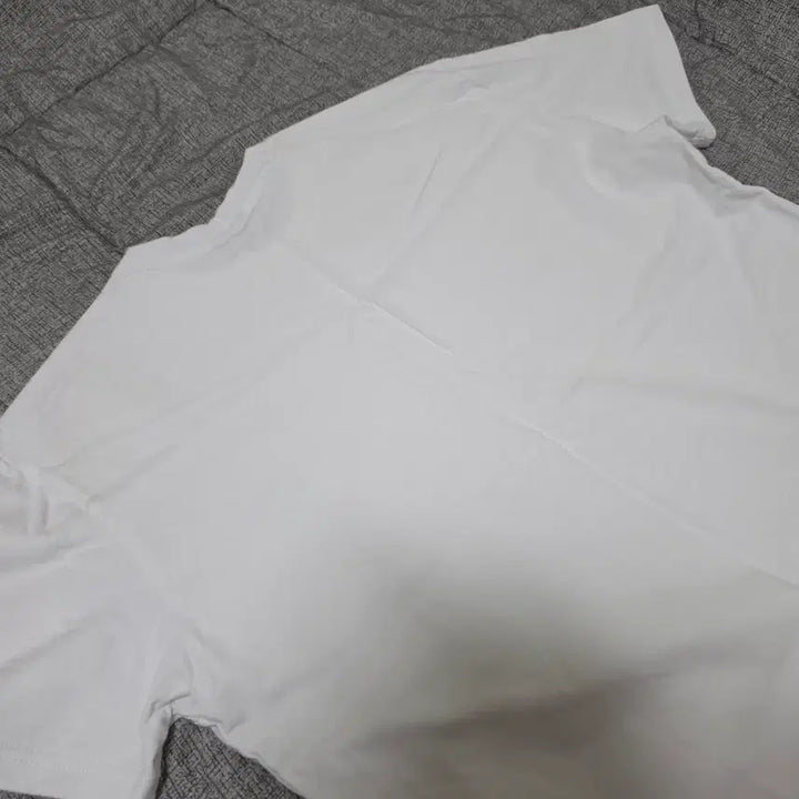 [BUNJANG] NINE.Z Muscle Fit Short Sleeve White T-shirt (L) / 나인제트 머슬핏 반팔 흰색  L사이즈