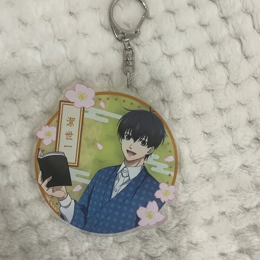 [BUNJANG] Isagi Yoichi Retro Round Acrylic Keyring / 이사기 요이치 레트로 라운드 아크릴 키링