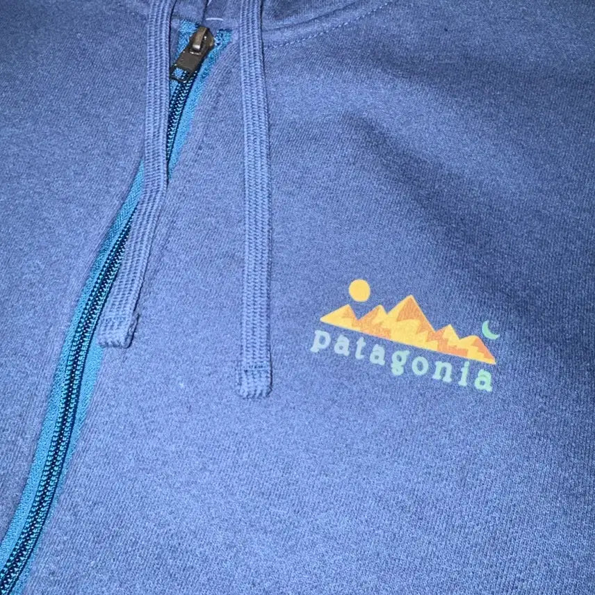 [BUNJANG] Patagonia Navy Hooded Zip-up Jacket / 파타고니아 후드집업 네이비 L