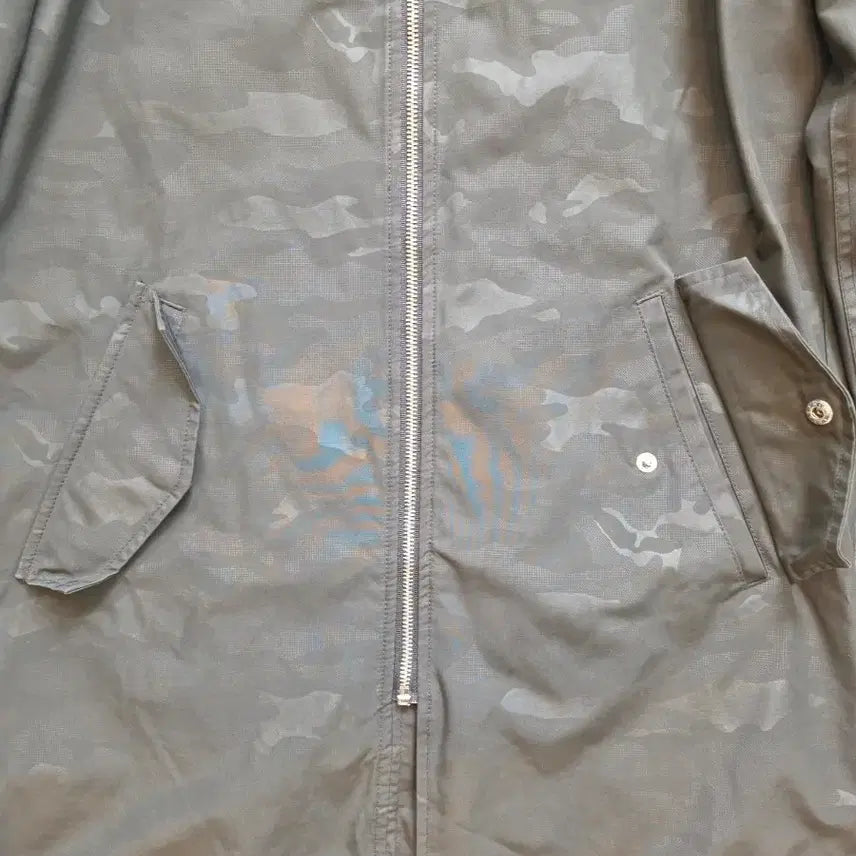 [BUNJANG] NBA Charlotte Hornets Camo Long Jacket - M / NBA 샬롯 호네츠 카모 롱 자켓 -M