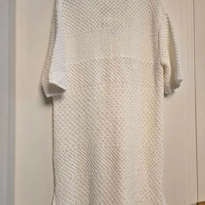 [BUNJANG] Hanseom Mine Knit Midi Dress White / 한섬 마인 뜨개 원피스 화이트 새제품