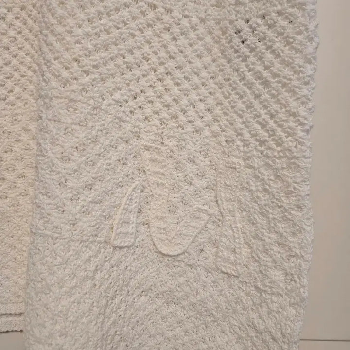 [BUNJANG] Hanseom Mine Knit Midi Dress White / 한섬 마인 뜨개 원피스 화이트 새제품