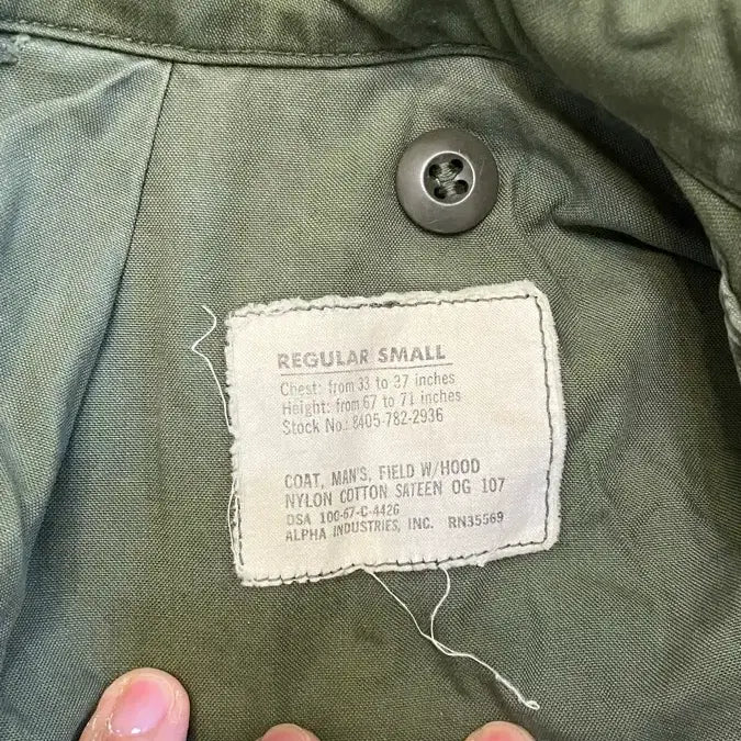 [BUNJANG] M65 Field Jacket 2nd Gen (Regular Small) / M65 필드자켓 2세대(regular small)