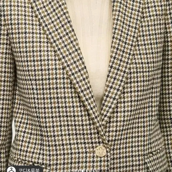 [SOLD OUT] TIME 타임 라운드투스 체크자켓 23fw