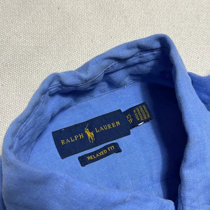 [BUNJANG] Polo Ralph Lauren Relaxed Fit Linen Shirt / XS 폴로랄프로렌 릴렉스드핏 린넨 셔츠