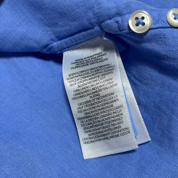 [BUNJANG] Polo Ralph Lauren Relaxed Fit Linen Shirt / XS 폴로랄프로렌 릴렉스드핏 린넨 셔츠