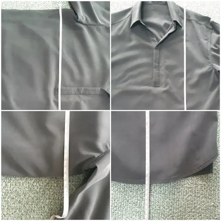 [BUNJANG] Allegri Half-Button Shirt / 알레그리 카라 히든 하프버튼 셔츠 판매해요