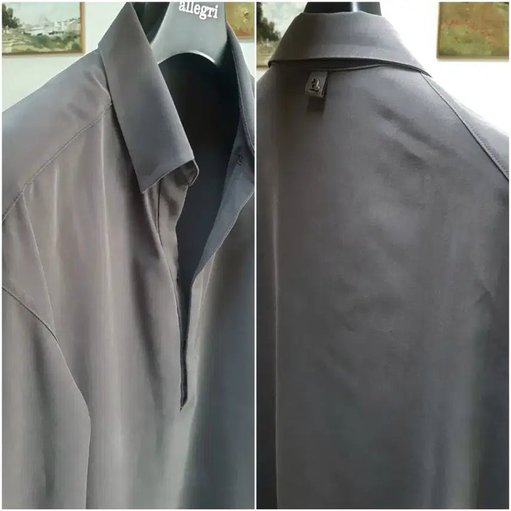 [BUNJANG] Allegri Half-Button Shirt / 알레그리 카라 히든 하프버튼 셔츠 판매해요