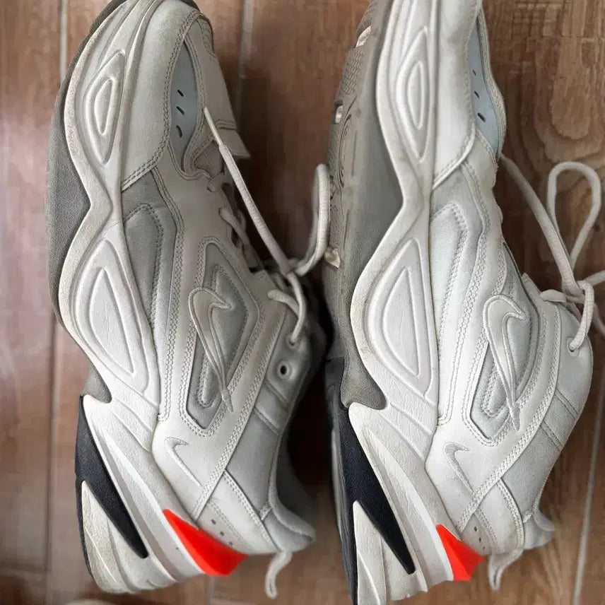 [BUNJANG] Nike M2K Tekno John Elliott White/Orange US 11 / 나이키 m2k 모나크X존엘리엇 흰주 295