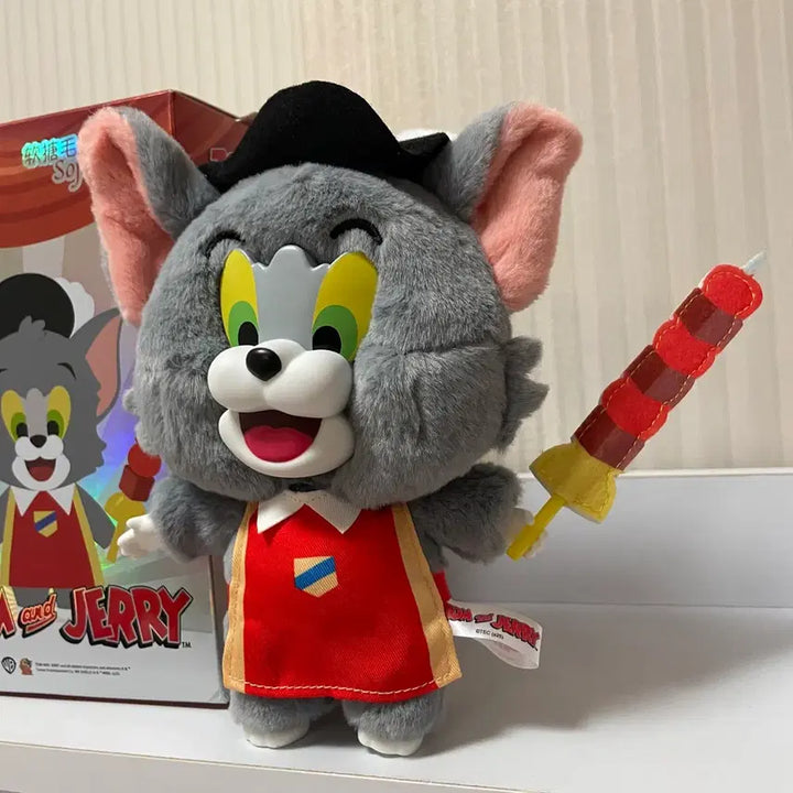 [BUNJANG] Tom and Jerry Tom Skewer Plush Doll / (새상품) 톰과제리 톰 꼬치구이 인형