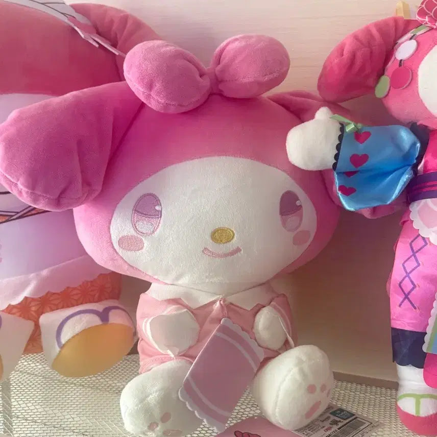 [BUNJANG] Sanrio My Melody Kimono &amp; Maid Outfit Doll Set / 일본 마이멜로디 인형 세트