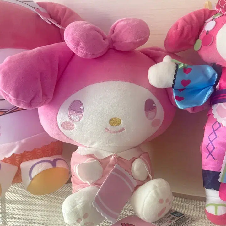 [BUNJANG] Sanrio My Melody Kimono &amp; Maid Outfit Doll Set / 일본 마이멜로디 인형 세트
