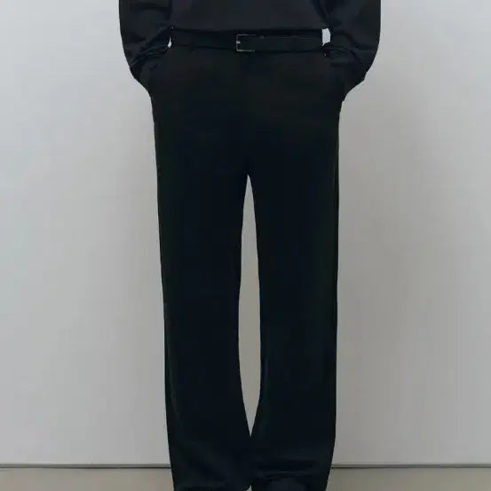 [BUNJANG] Musinsa Brushed Regular Fit Chino Pants Black 34 / 25fw 무신사 브러쉬드 레귤러 핏 치노 팬츠 블랙 34