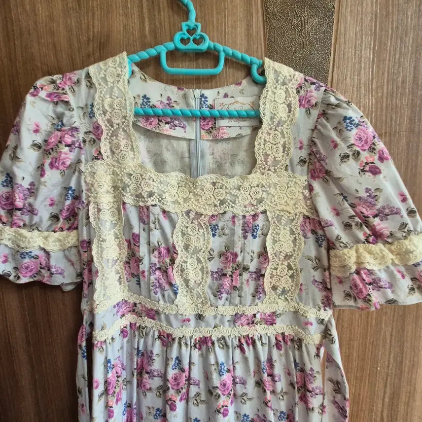 [BUNJANG] U&amp;Jane Floral Lace Long Dress / 유앤진 원피스