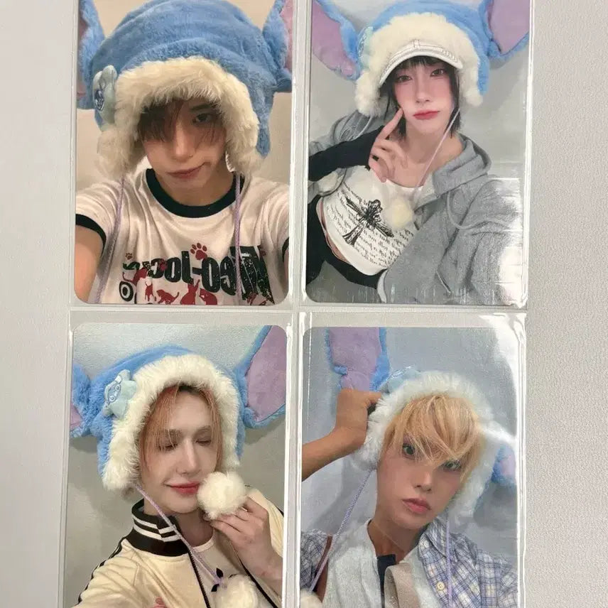 [BUNJANG] xlov Louis Stitch Photocard Set / 엑스러브 xlov 스티치 포카 stitch poca set 루이 우무티