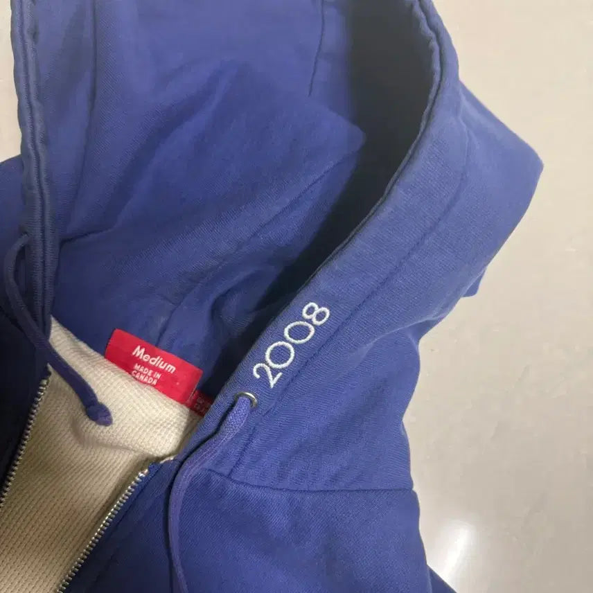 [BUNJANG] Supreme Arc Logo Thermal Hooded Zip-up / 슈프림 2007 fw 아치 로고 써멀 후드집업