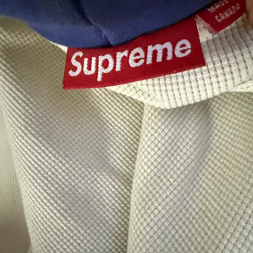 [BUNJANG] Supreme Arc Logo Thermal Hooded Zip-up / 슈프림 2007 fw 아치 로고 써멀 후드집업