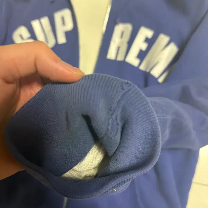 [BUNJANG] Supreme Arc Logo Thermal Hooded Zip-up / 슈프림 2007 fw 아치 로고 써멀 후드집업