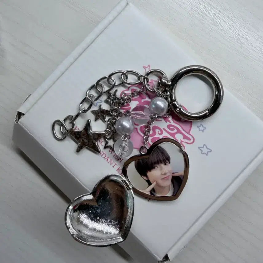 [BUNJANG] NCT WISH Sakuya Heart Pendant Steady Keyring / 엔시티위시 사쿠야 하트펜던트 스테디 키링