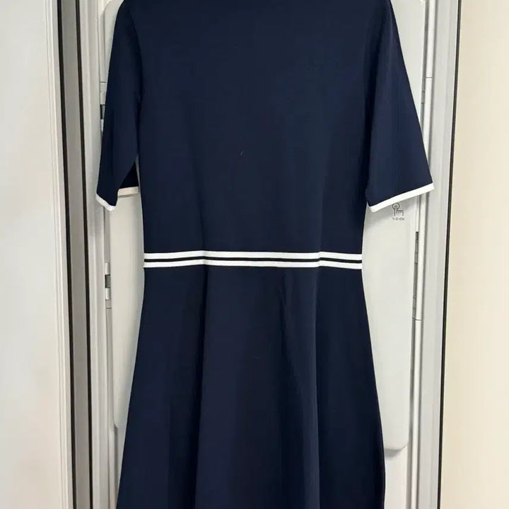 [BUNJANG] Lacoste Midi Dress (Navy, 36) / 라코스테 미디 원피스(네이비, 36)