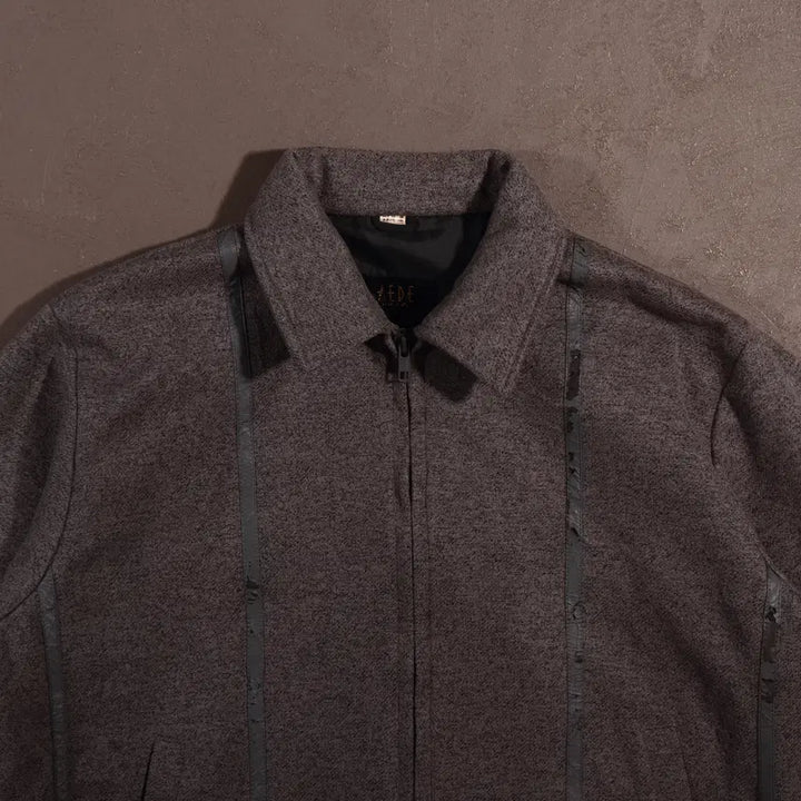 [BUNJANG] Vintage Wool Blouson Bomber Jacket C576 / 일본빈티지 울 블루종 봄버자켓 C576