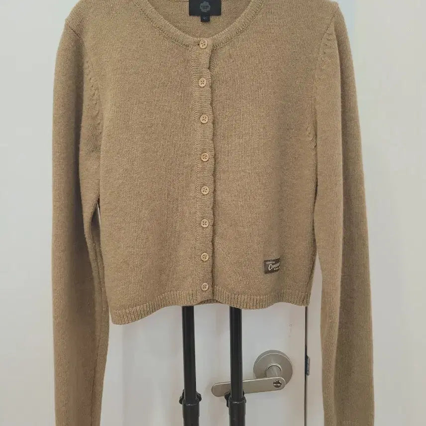 [BUNJANG] Covernat Women Wool Blend Crop Cardigan Olive S / 25FW 커버낫 우먼 울 블렌드 크롭 가디건 Olive S사이즈