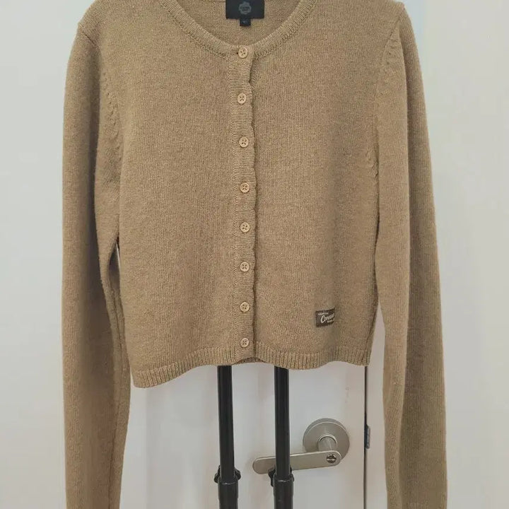 [BUNJANG] Covernat Women Wool Blend Crop Cardigan Olive S / 25FW 커버낫 우먼 울 블렌드 크롭 가디건 Olive S사이즈