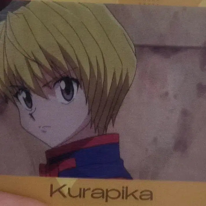 [BUNJANG] Hunter x Hunter Aniplex Collaboration Cafe Kurapika Lenticular Card / 헌터헌터 애니플러스 콜라보 카페 크라피카 렌티큘러 카드