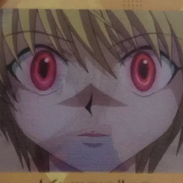 [BUNJANG] Hunter x Hunter Aniplex Collaboration Cafe Kurapika Lenticular Card / 헌터헌터 애니플러스 콜라보 카페 크라피카 렌티큘러 카드