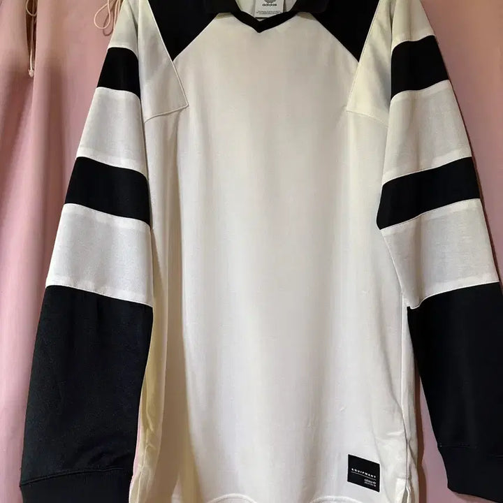 [BUNJANG] Adidas Long Sleeve Polo Shirt - Black &amp; White / <새상품> 아디다스 카라 티셔츠 아디다스 긴팔티 아디다스 블랙 화이트