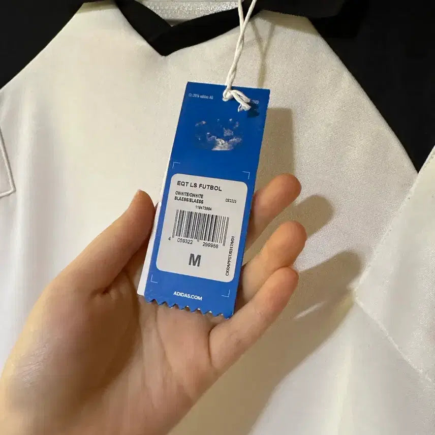 [BUNJANG] Adidas Long Sleeve Polo Shirt - Black &amp; White / <새상품> 아디다스 카라 티셔츠 아디다스 긴팔티 아디다스 블랙 화이트