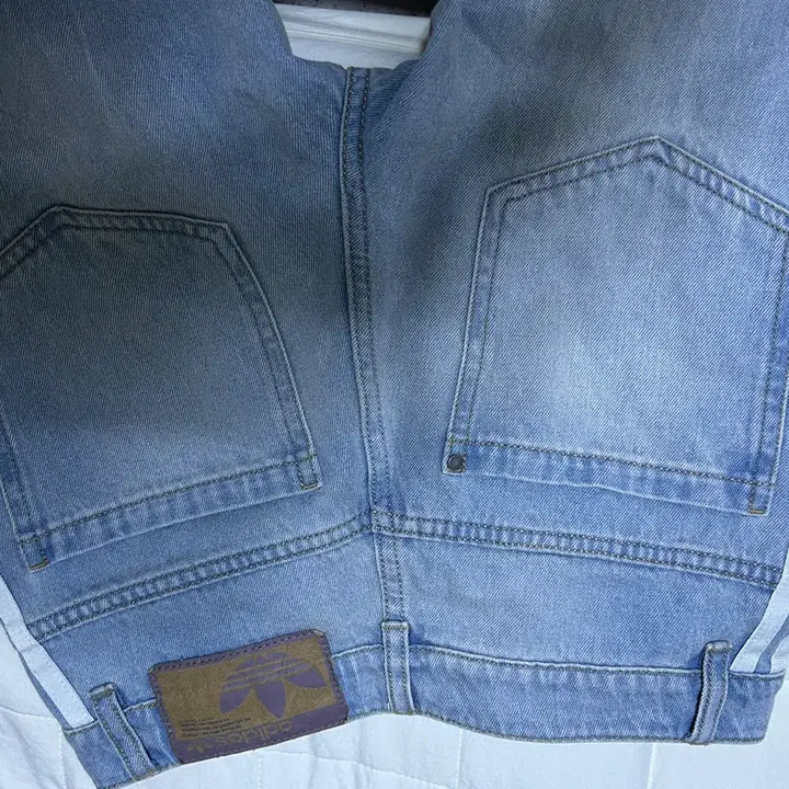 [BUNJANG] Adidas Denim Jeans / 태국 아디다스 스트라이프 연청데님 25