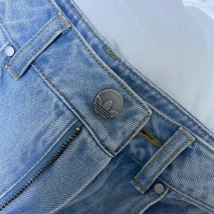 [BUNJANG] Adidas Denim Jeans / 태국 아디다스 스트라이프 연청데님 25