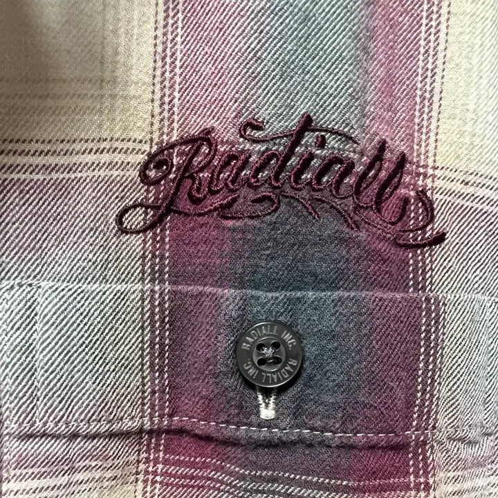 [BUNJANG] Radiall Checkered Shirt - Size M / radiall 라디얼 체크셔츠 M
