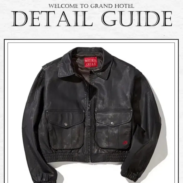[BUNJANG] Star Leather Jacket (Washed, Oversized Fit) - Black / 스타 레더 자켓(워시드)(오버핏)-블랙
