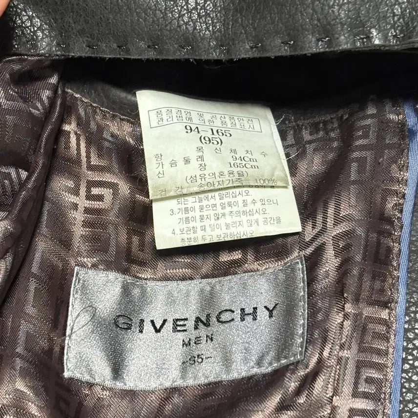 [BUNJANG] Givenchy Calfskin Blazer Jacket / 95 지방시 송아지가죽 블레이저 자켓