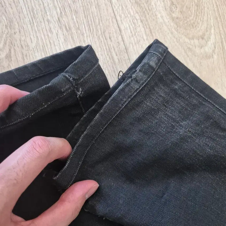 [BUNJANG] Saint Laurent Black Jeans 33 / 생로랑 블랙진 33사이즈 허리 기장 수선한듯