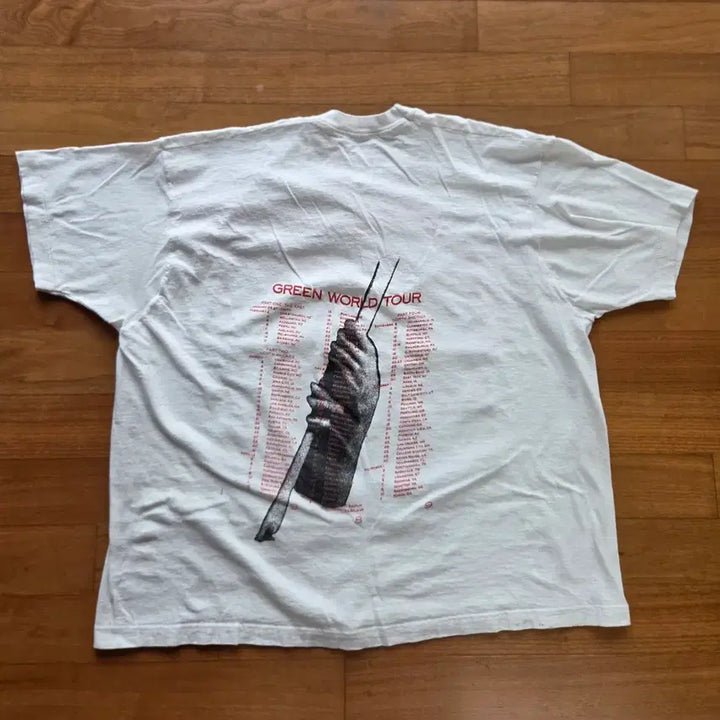 [SOLD OUT] 1989 R.E.M 그린 월드 투어 밴드티셔츠 [xl]