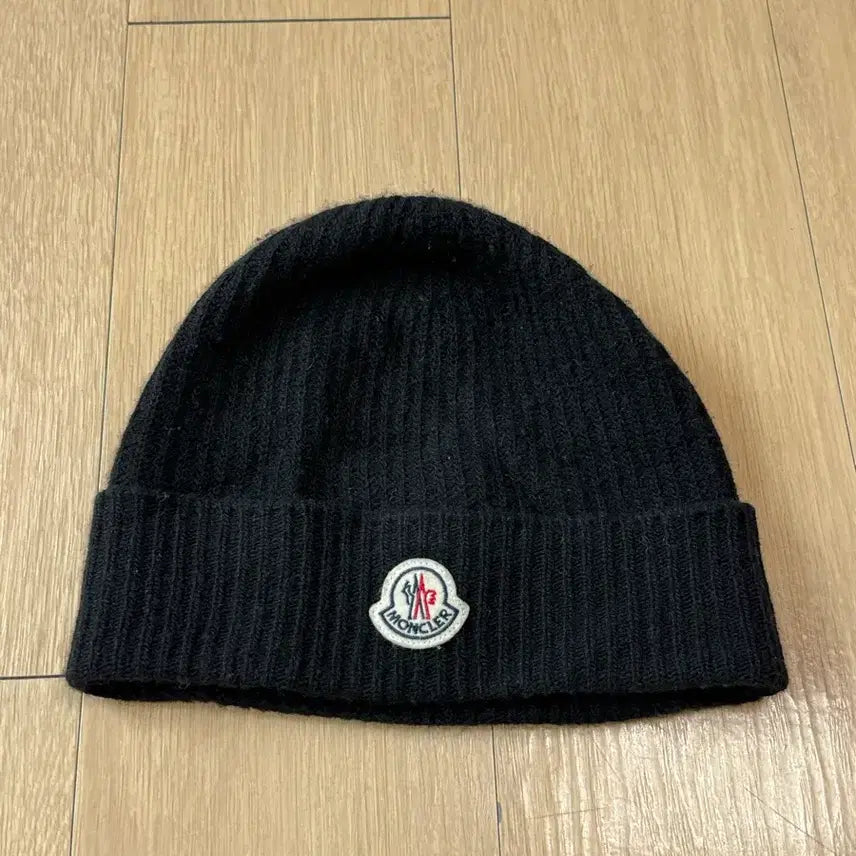 [BUNJANG] Moncler Wool &amp; Cashmere Beanie Black / [OS] 몽클레르 울 &amp; 캐시미어 비니 블랙