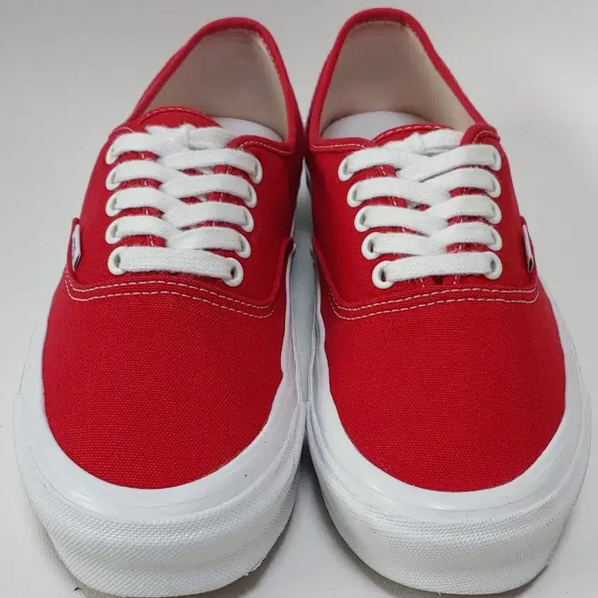 [BUNJANG] Vans Vault OG Authentic LX Red Sneakers / 반스 볼트 OG 어센틱 LX 레드 280
