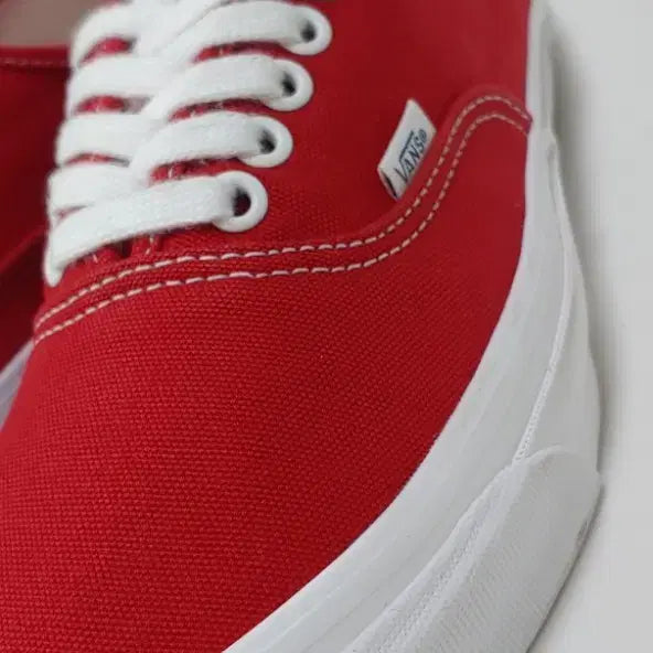 [BUNJANG] Vans Vault OG Authentic LX Red Sneakers / 반스 볼트 OG 어센틱 LX 레드 280