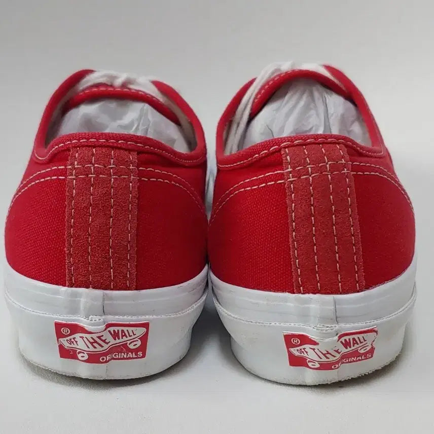 [BUNJANG] Vans Vault OG Authentic LX Red Sneakers / 반스 볼트 OG 어센틱 LX 레드 280