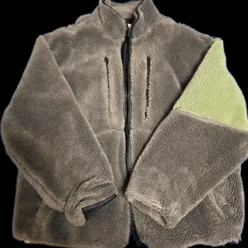 [BUNJANG] Archive Two-Tone Zip-Up Fleece S / 파아카이브 투톤 집업 플리스 s