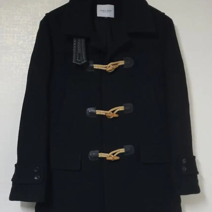 [BUNJANG] PEARLY GATES Black Toggle Coat / PEARLY GATES 파리게이츠  검정색 떡볶이 코트 100
