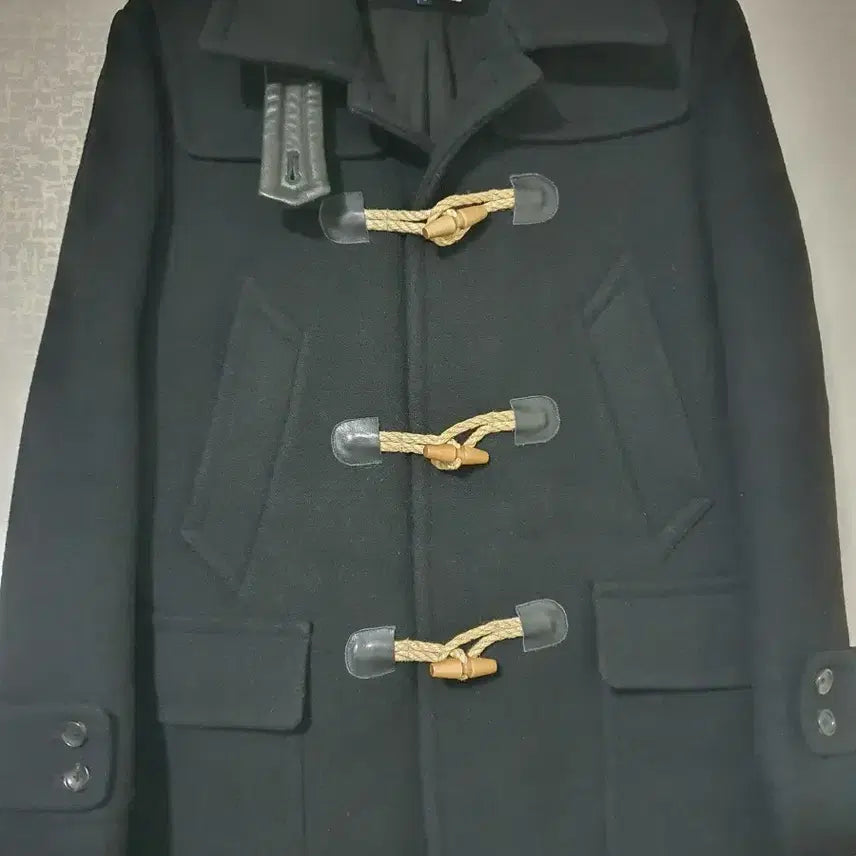 [BUNJANG] PEARLY GATES Black Toggle Coat / PEARLY GATES 파리게이츠  검정색 떡볶이 코트 100