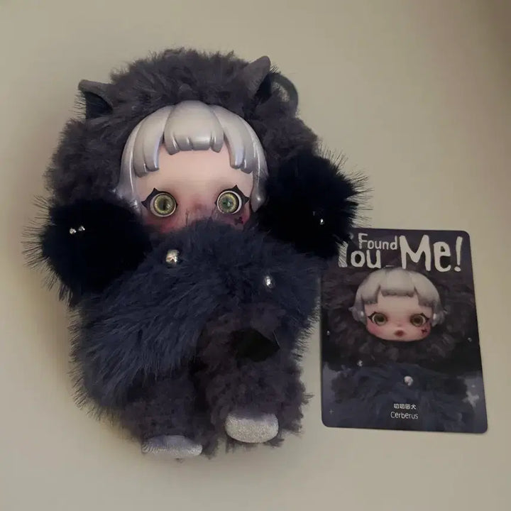 [BUNJANG] Pop Mart Skullpanda Kerberos Labubu Little Star Plush Keychain / 스컬판다 나를 찾아 케로베로스 팝마트 라부부 작은별 인형 키링