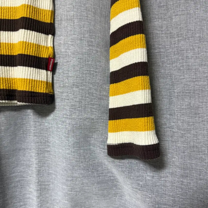 [BUNJANG] Apartment Striped Long Sleeve Shirt / 아파트먼트 스트라이프 롱슬리브